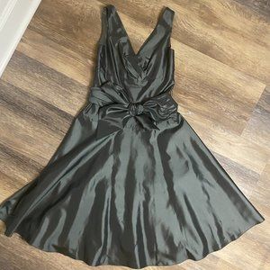 Max and Cleo Silver Cocktail Dress